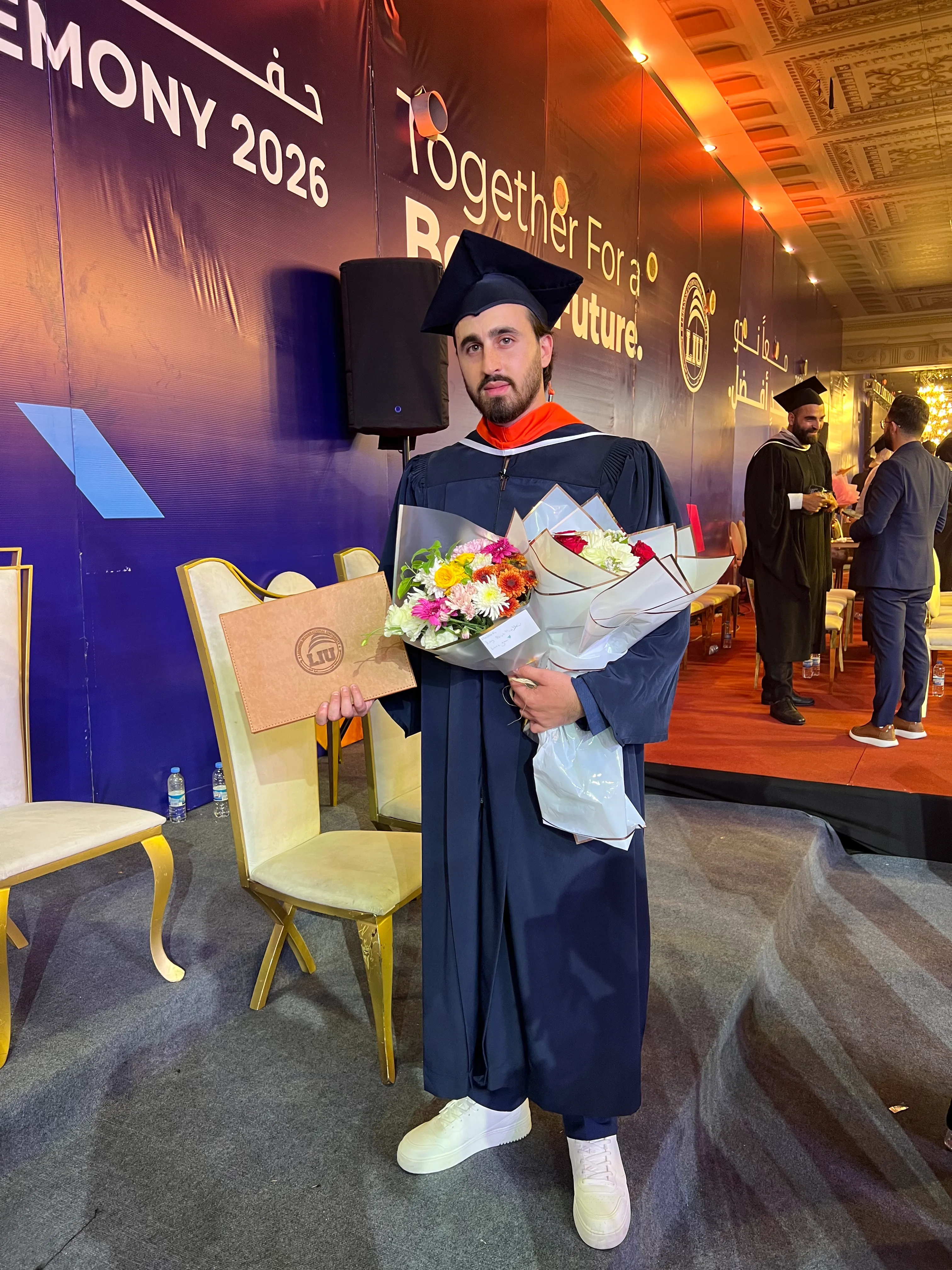 Abbas Taha at the Master's Degree Graduation Ceremony 2026